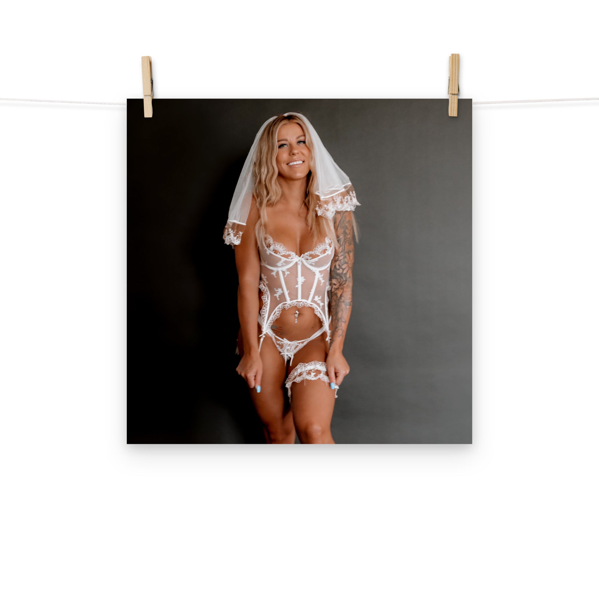 Buffbabe Wedding Lingerie Poster