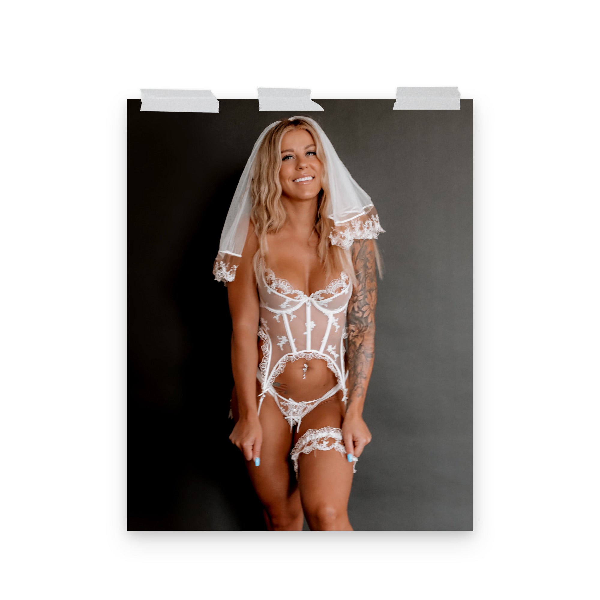 Buffbabe Wedding Lingerie Poster