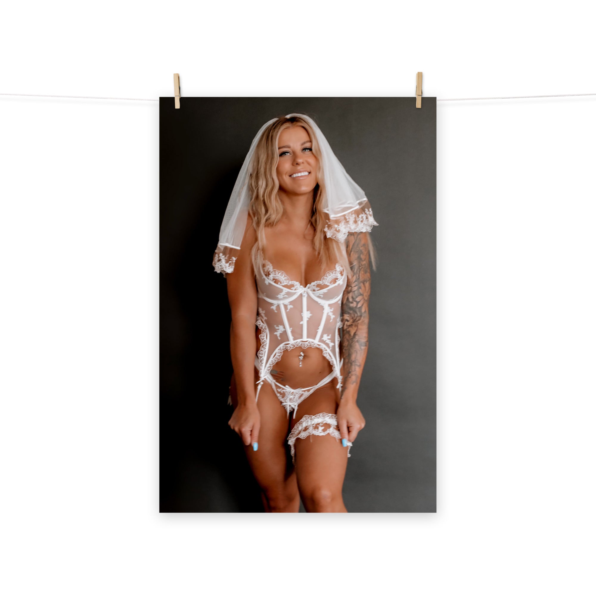 Buffbabe Wedding Lingerie Poster